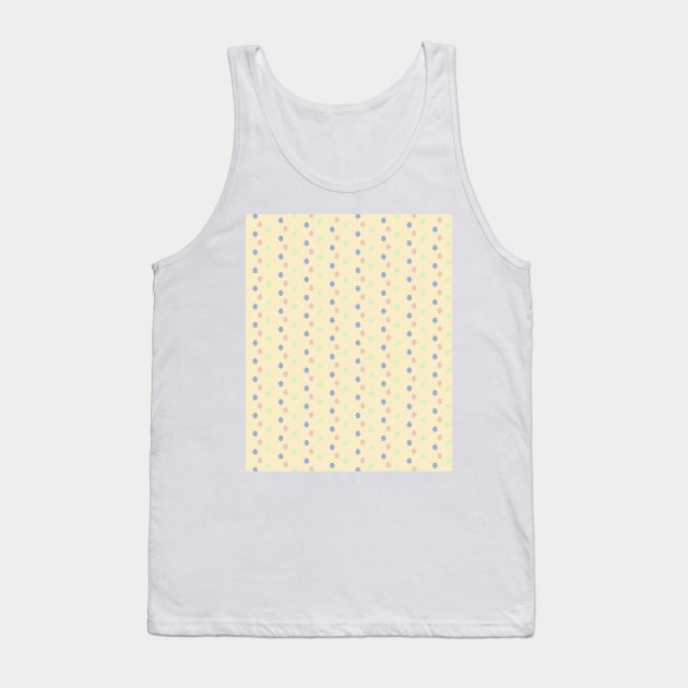 Colored Easter Eggs Pattern Happy Easter Gift Ideas Tank Top by Kirovair